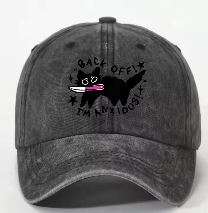 Back Off I'm Anxious Cap