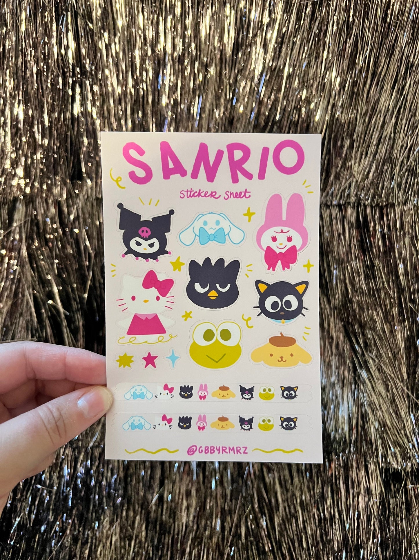 Pastel Characters Sticker Sheet