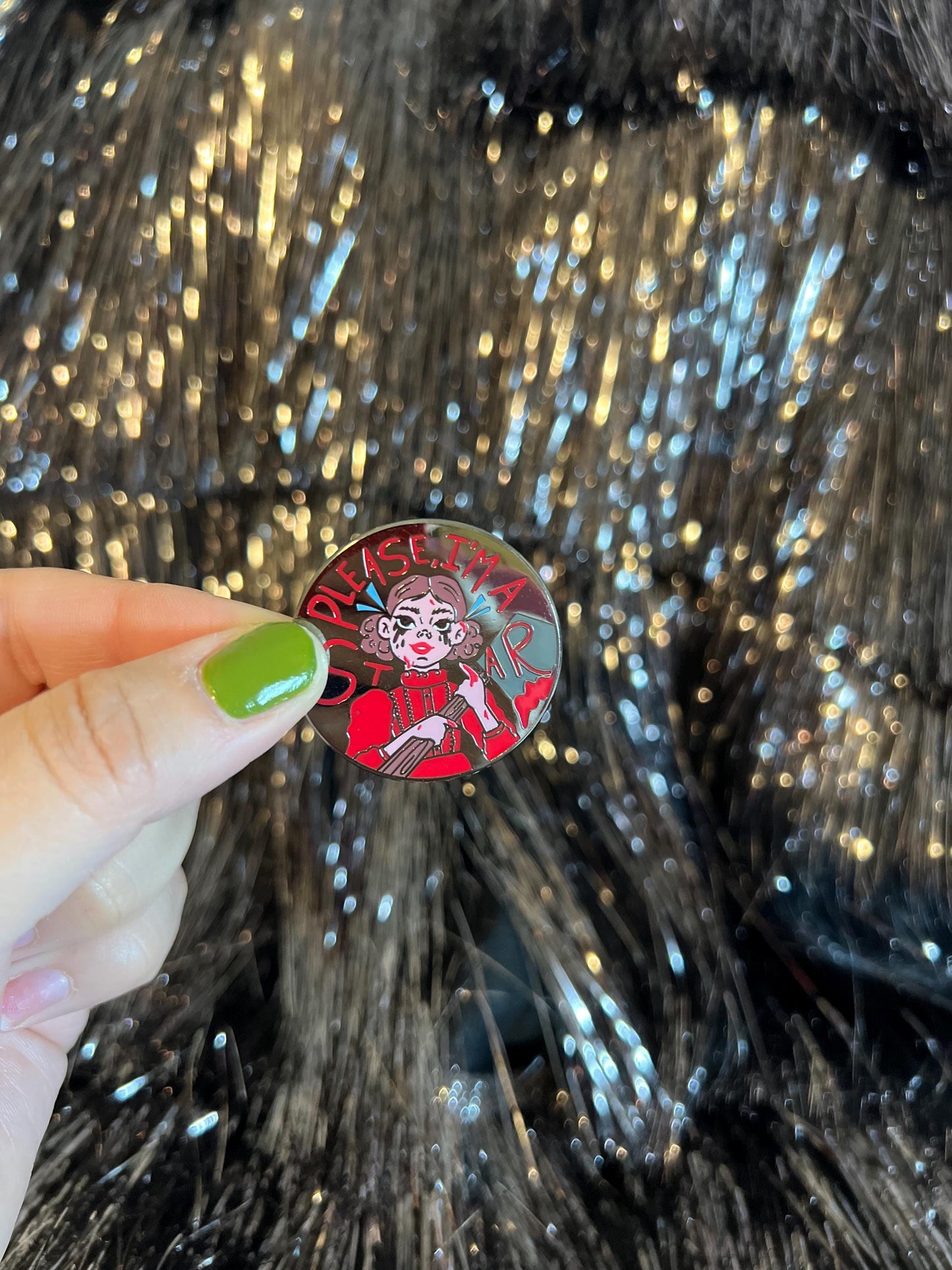 I'M A STAR ENAMEL PIN