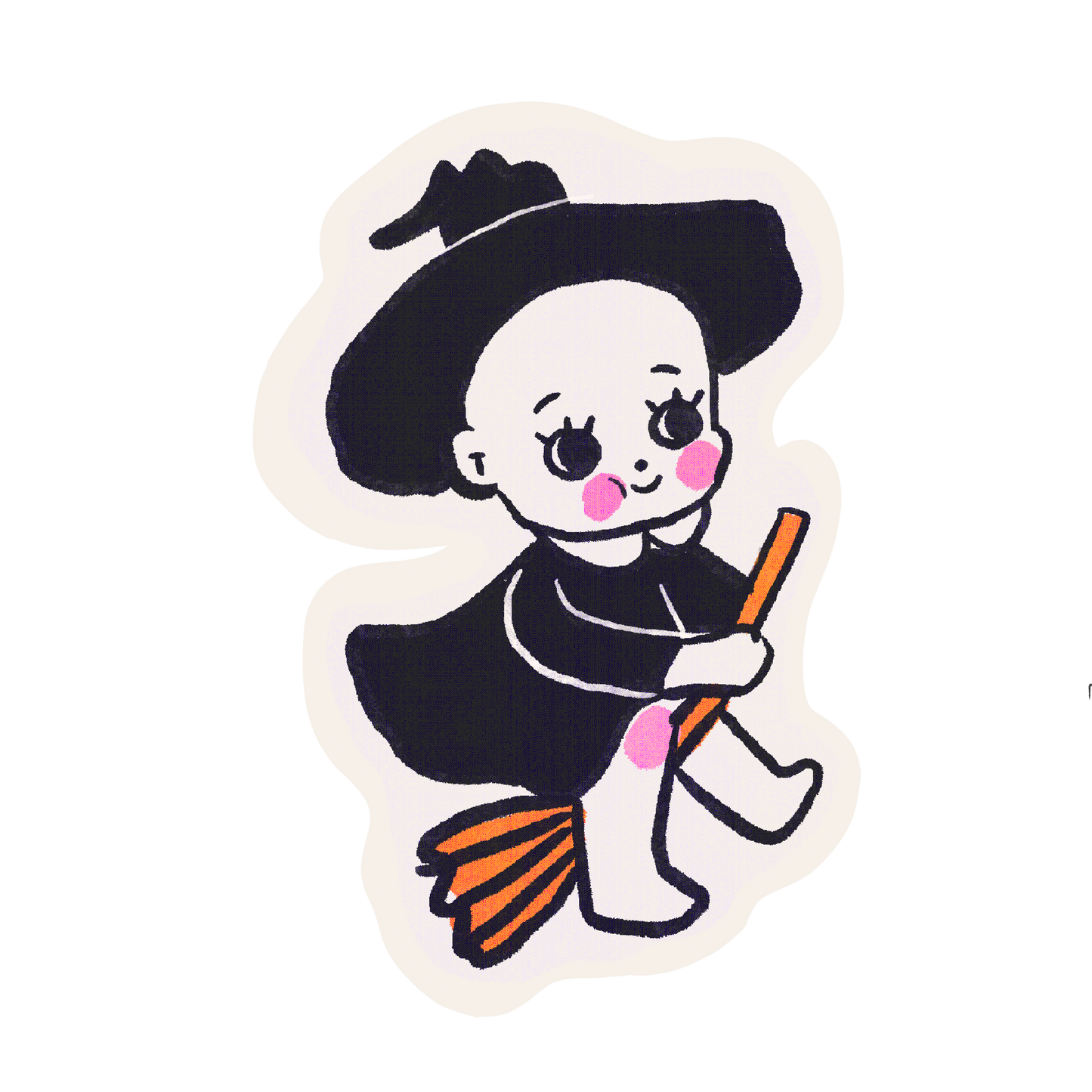 Witch Kewpie Sticker