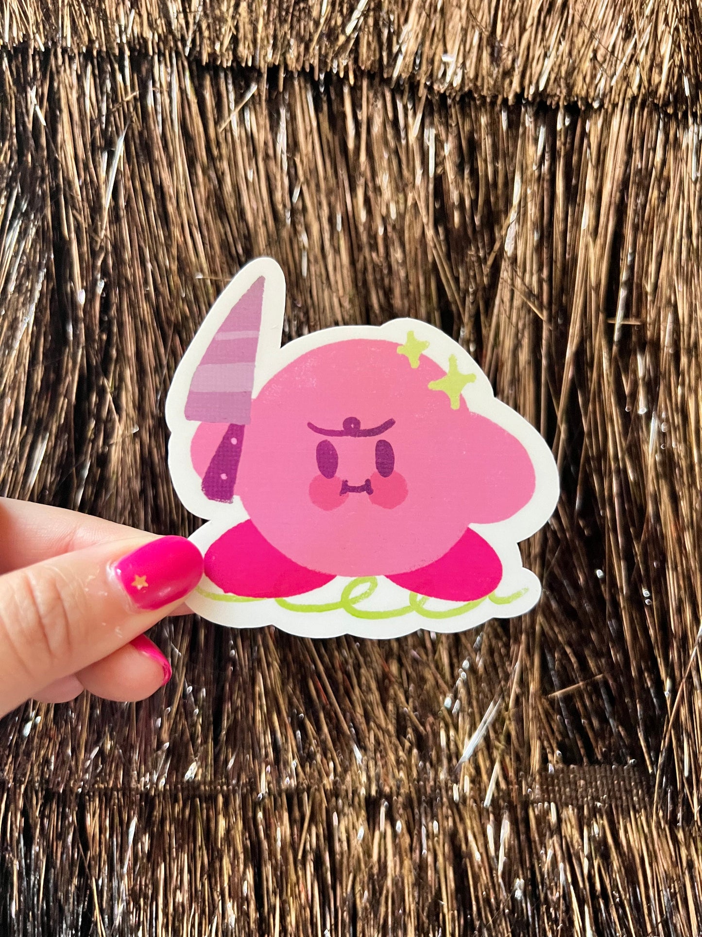 Evil Kirby Sticker
