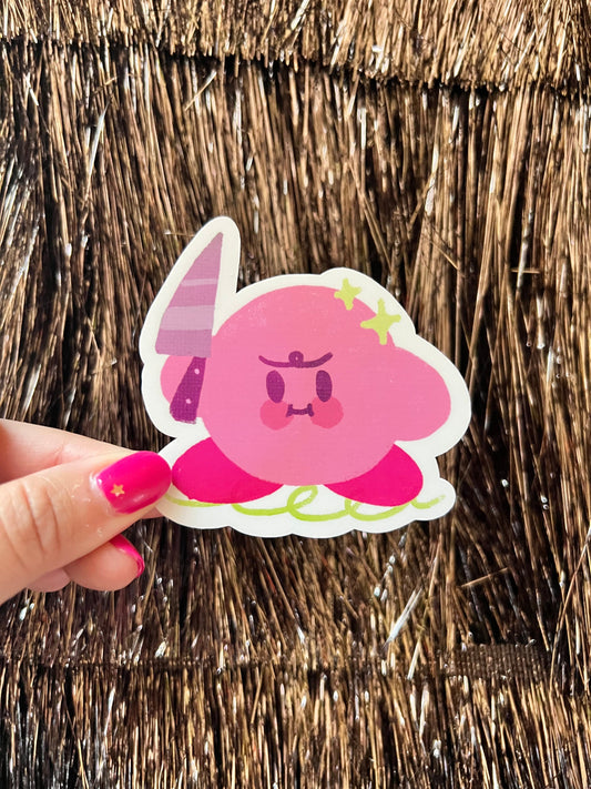 Evil Kirby Sticker