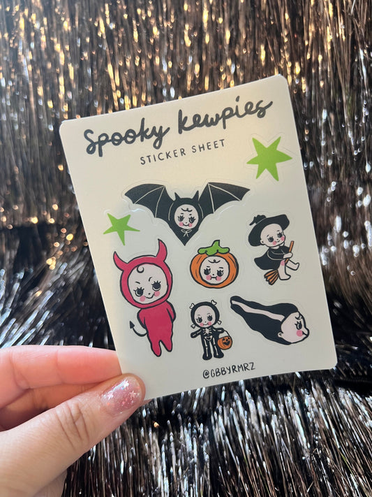 Spooky Kewpies Sticker Sheet