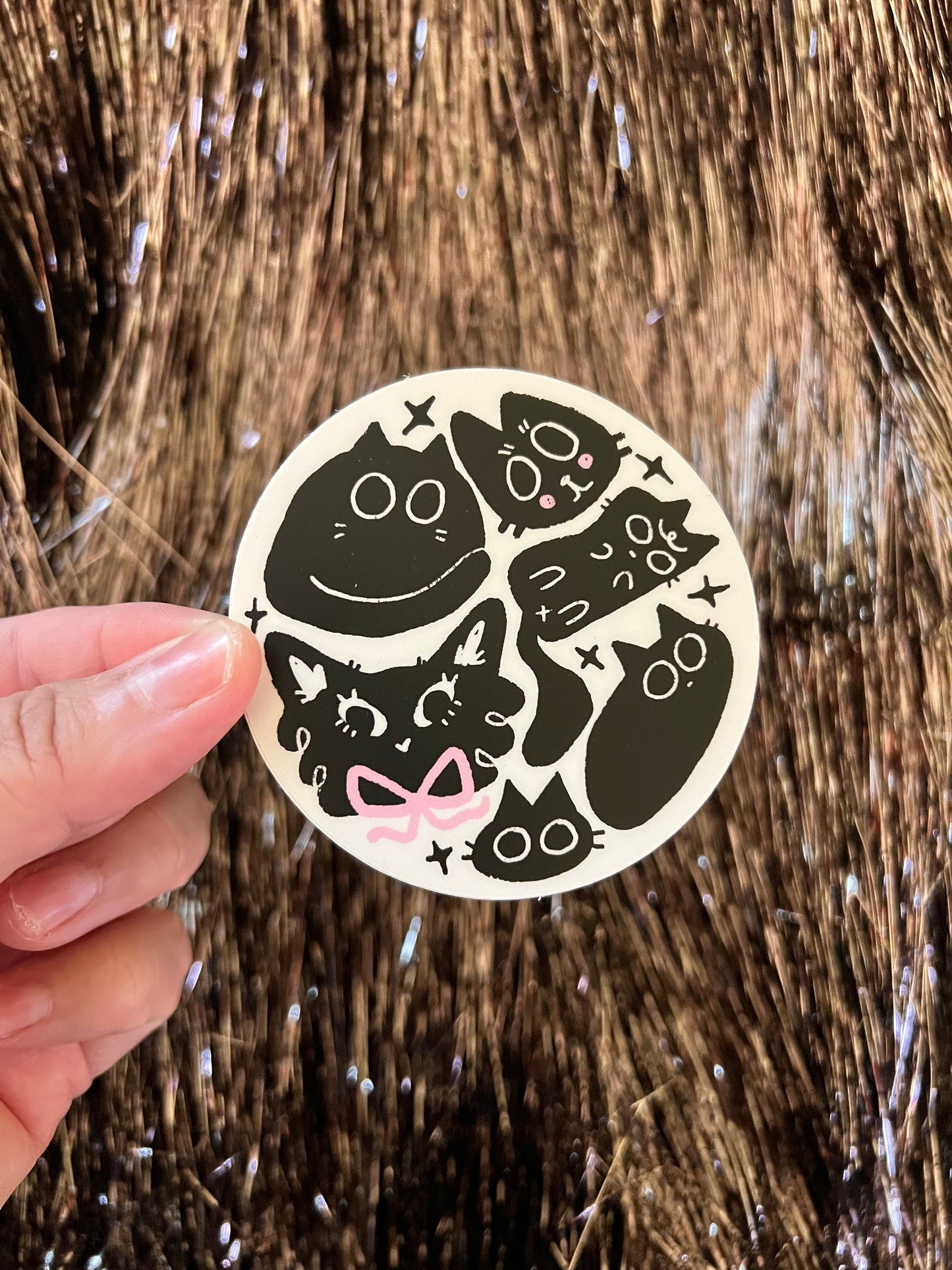 Black Cats Sticker