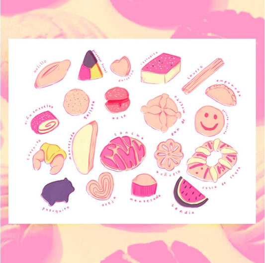 La Vida Dulce Riso Print