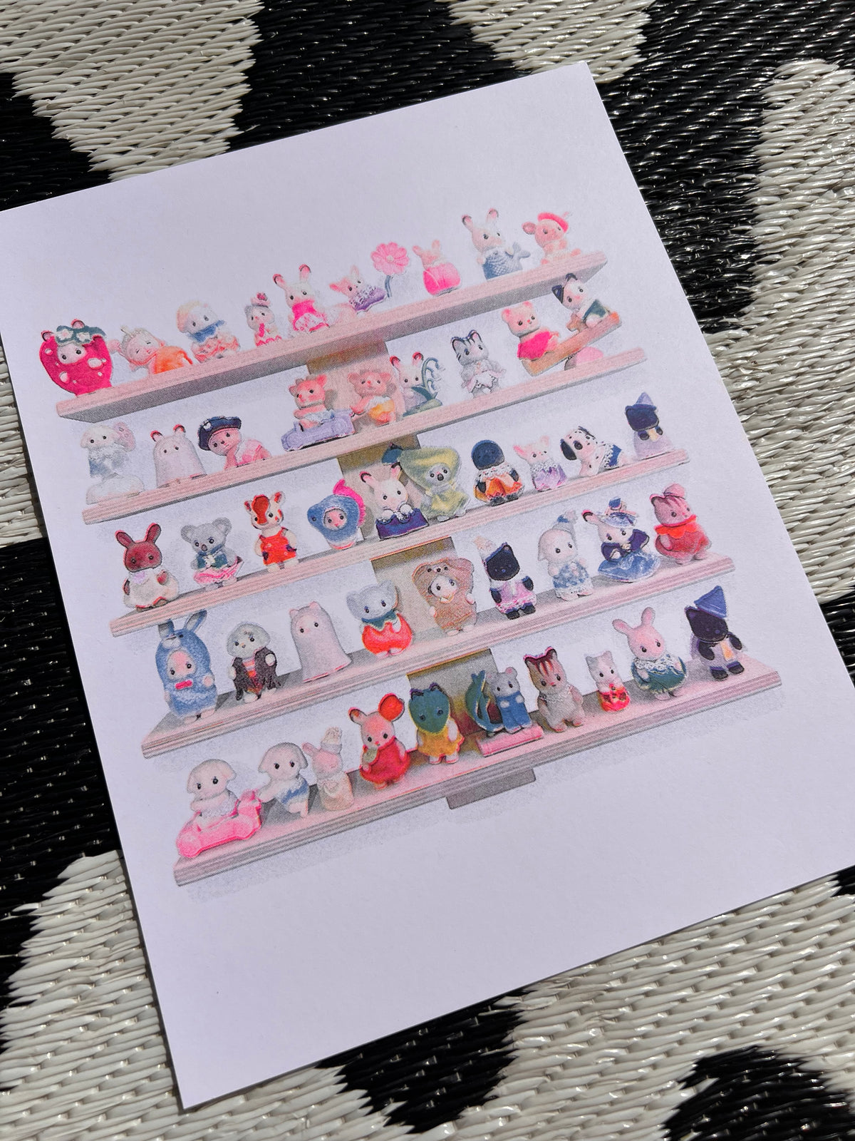 Calico Shelf Print