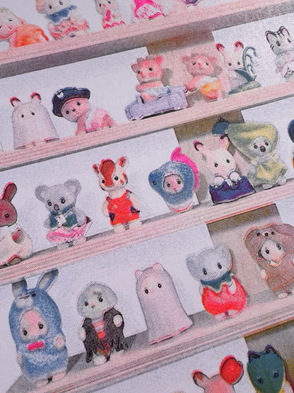 Calico Shelf Print