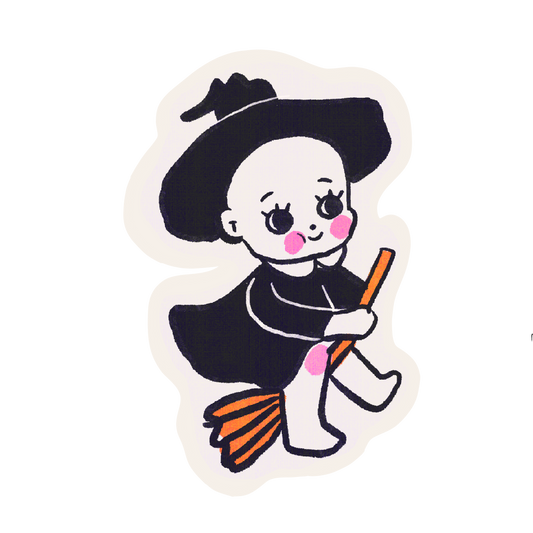 Witch Kewpie Sticker
