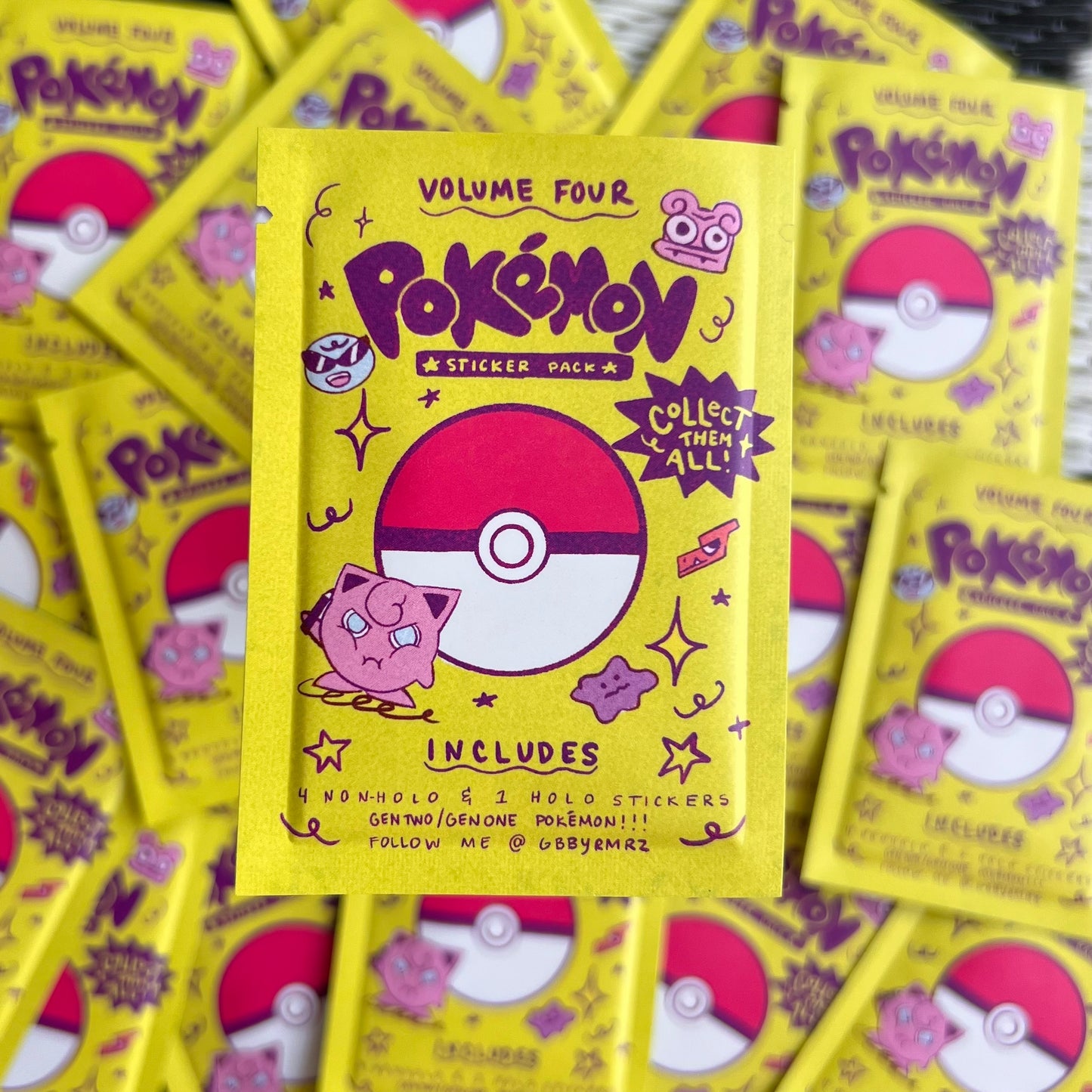 PKMN  Sticker Packs Volume 4