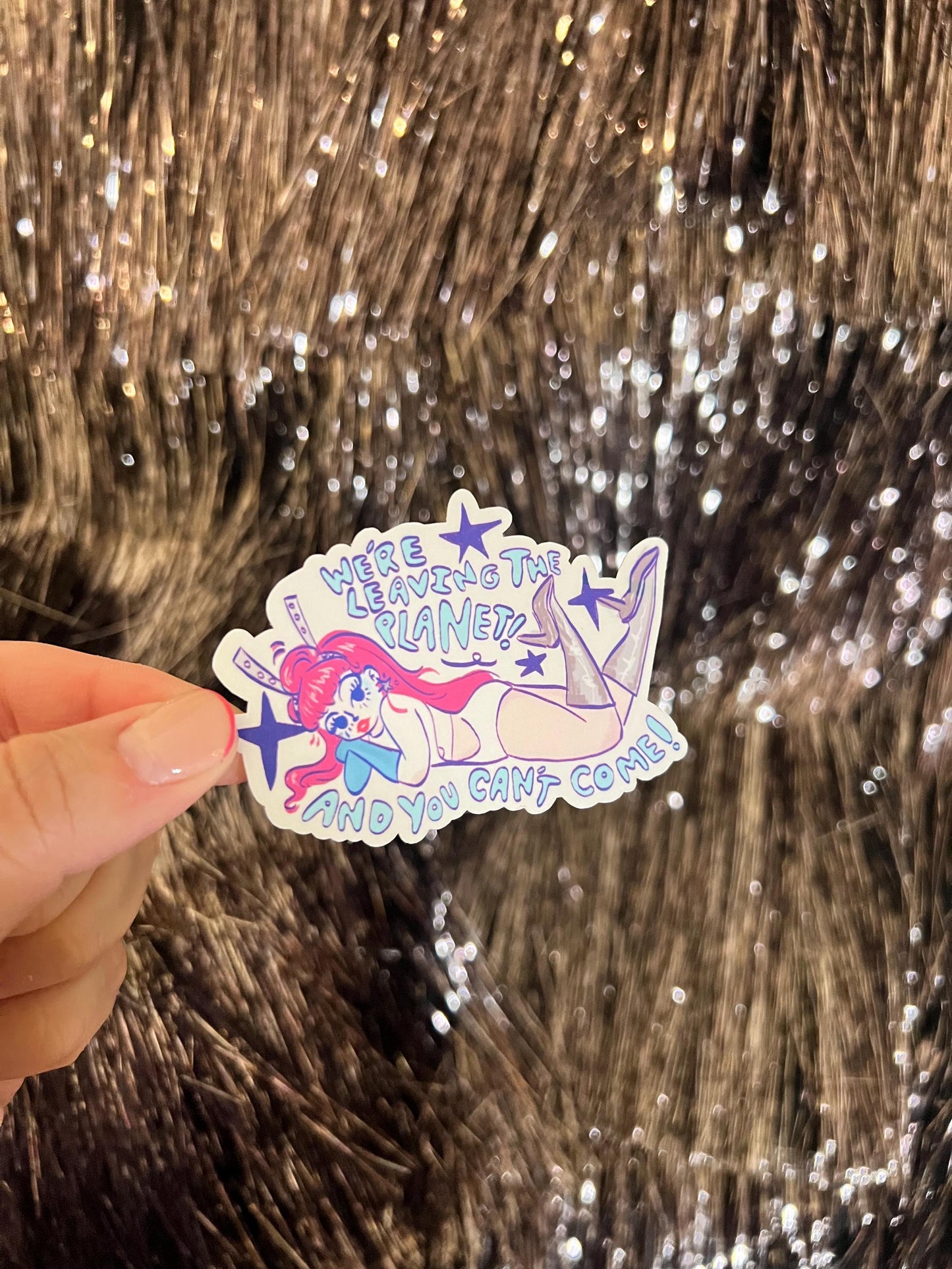 Super Graphic Ultra Modern Girl Sticker