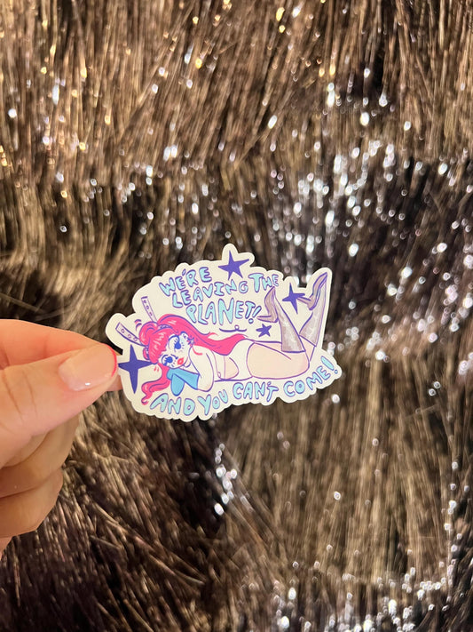 Super Graphic Ultra Modern Girl Sticker