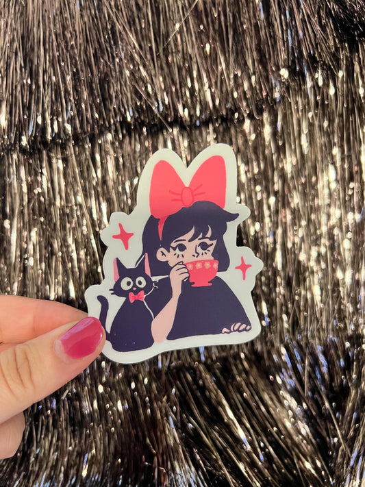 Kiki and Jiji Sticker