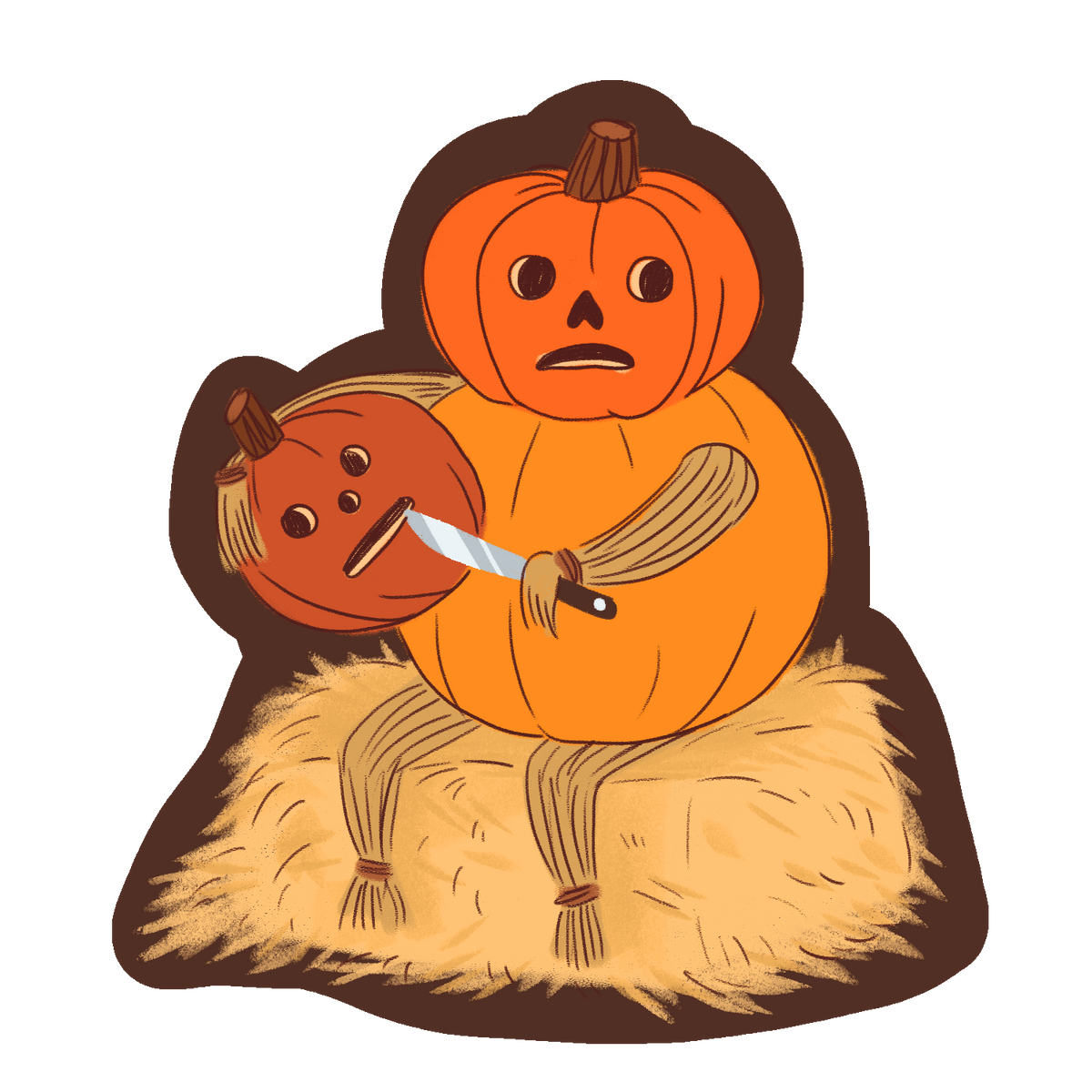 Pumpkin Carver Sticker